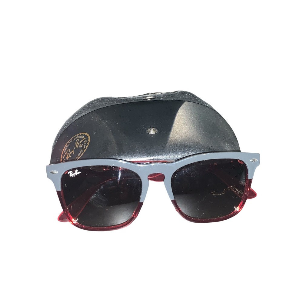 Ray-Ban Steve RB4487-F Sunglasses Grey Burgundy Italy 54mm